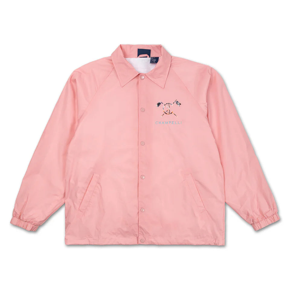 CHAMPELLI XCLUSIVO COACHES JACKET IN PINK
