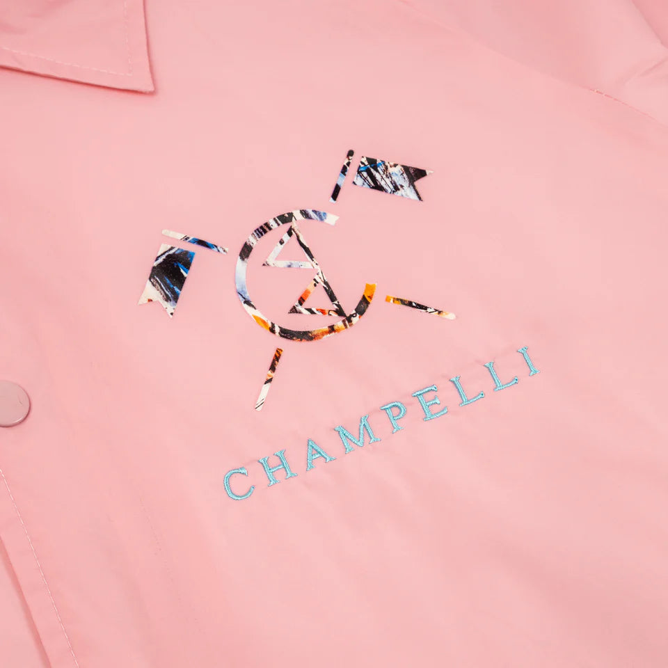 CHAMPELLI XCLUSIVO COACHES JACKET IN PINK