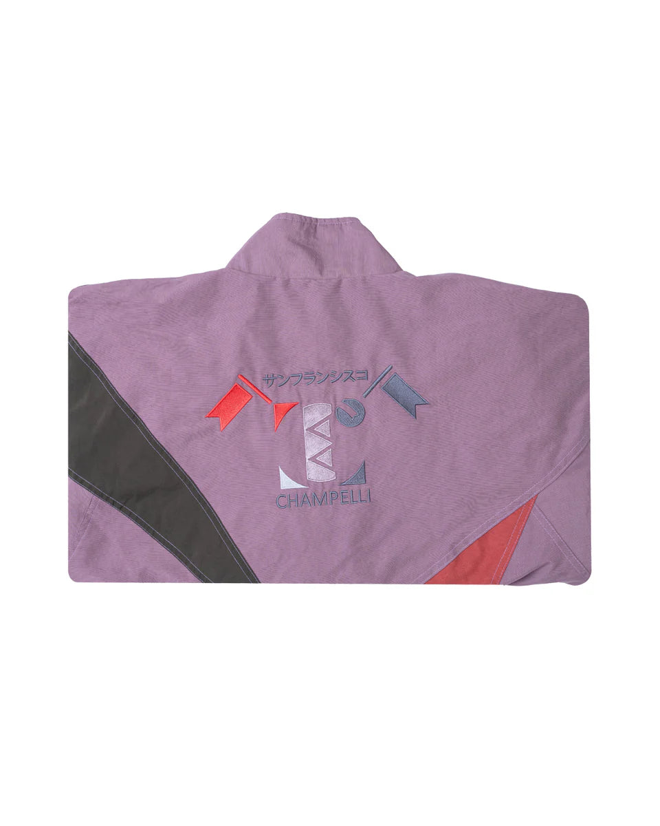 CHAMPELLI RETROGRADE TRAP JACKET IN MAUVE